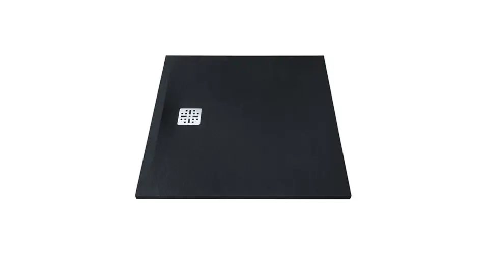 Utolsó esély MARMY Dolomite zuhanytálca - 100×100 matt fekete (cavalli black)